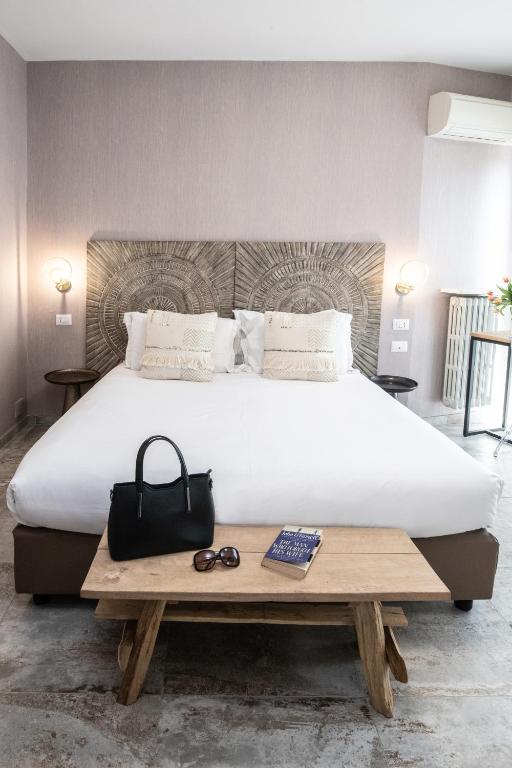 Postel nebo postele na pokoji v ubytování Hotel Brennero