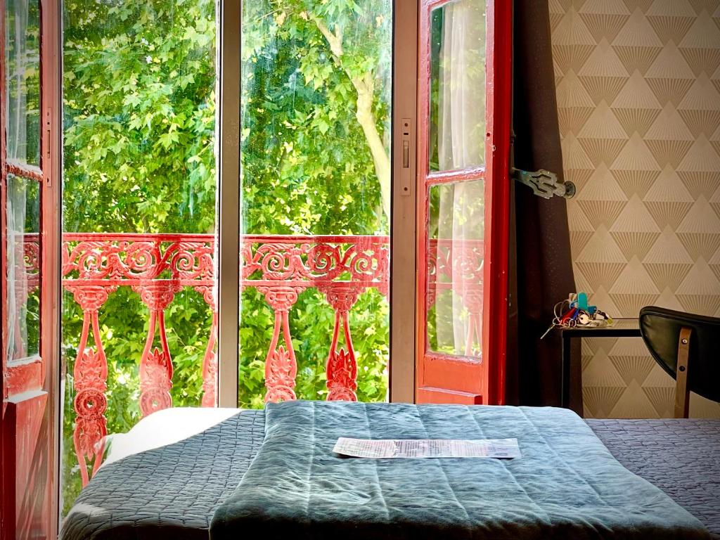 Balkón nebo terasa v ubytování Hôtel Paul Riquet