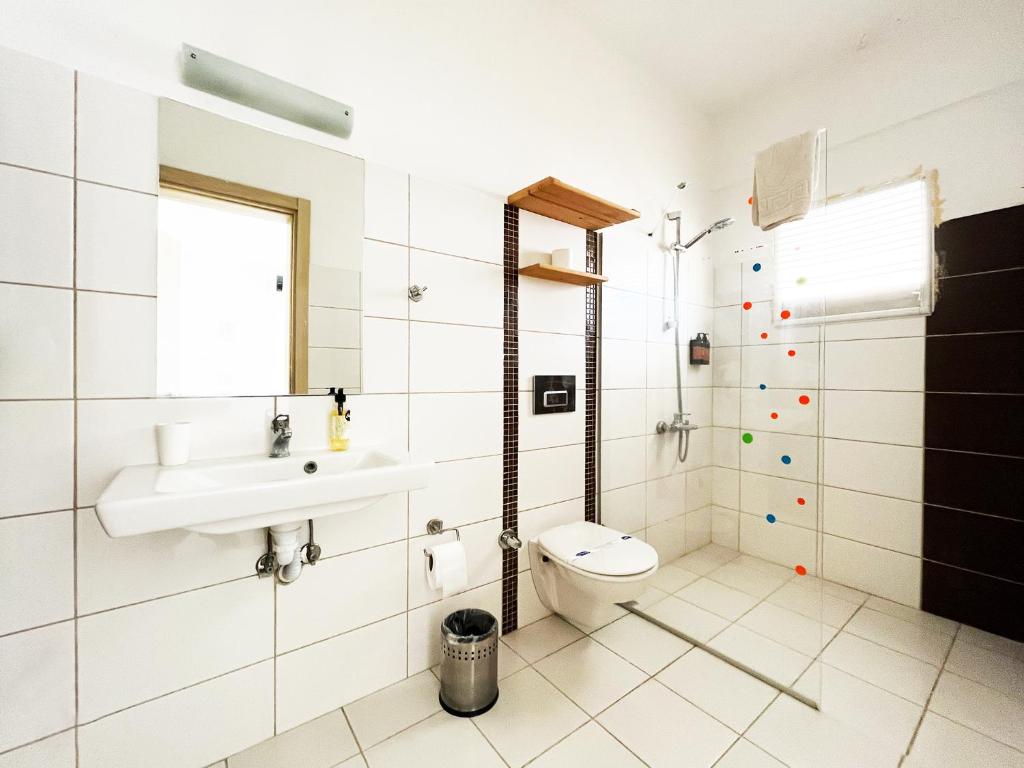 Koupelna v ubytování Zephyros City Otel
