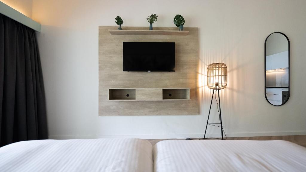 Postel nebo postele na pokoji v ubytování Blue Bay Lodges