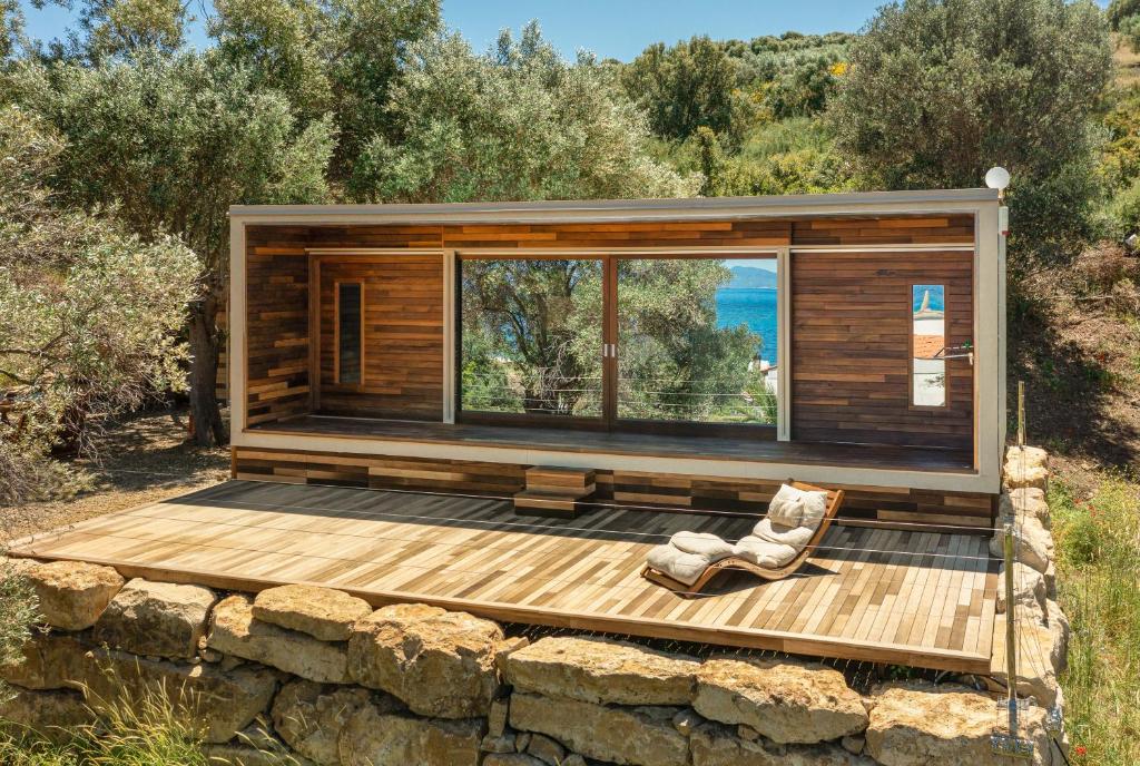iHouse Tiny House is one of the best glamping accommodations in Greece iHouse Tiny House is one of the best glamping accommodations in Greece
