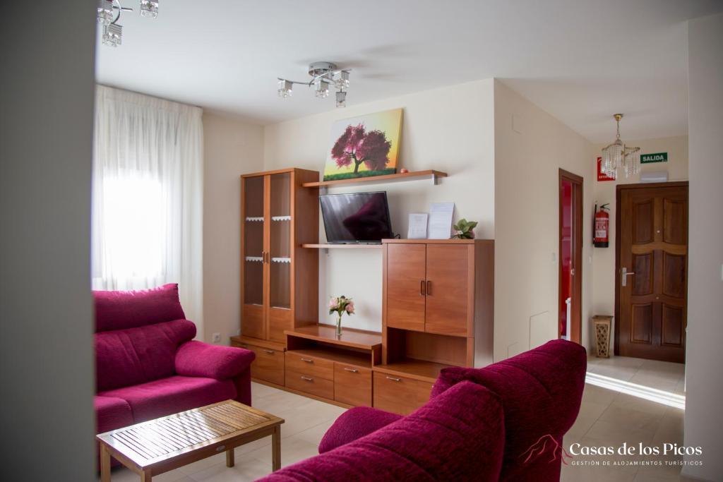 Posedenie v ubytovaní Chalet vacacional Tina Menor - Casas de los Picos