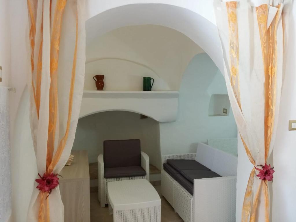 Posedenie v ubytovaní Trullo Sotto le Stelle