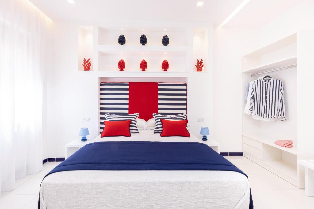 Posteľ alebo postele v izbe v ubytovaní YourHome - Blu Oltre