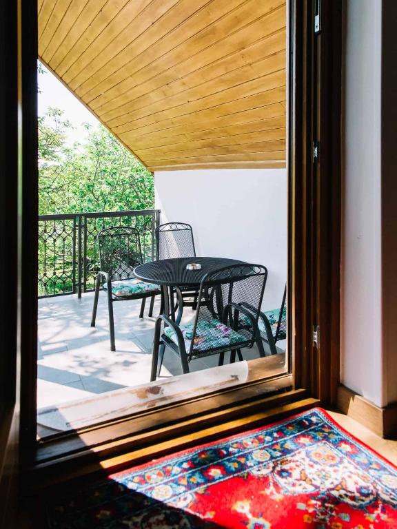 Balkon lub taras w obiekcie Diófa Apartman