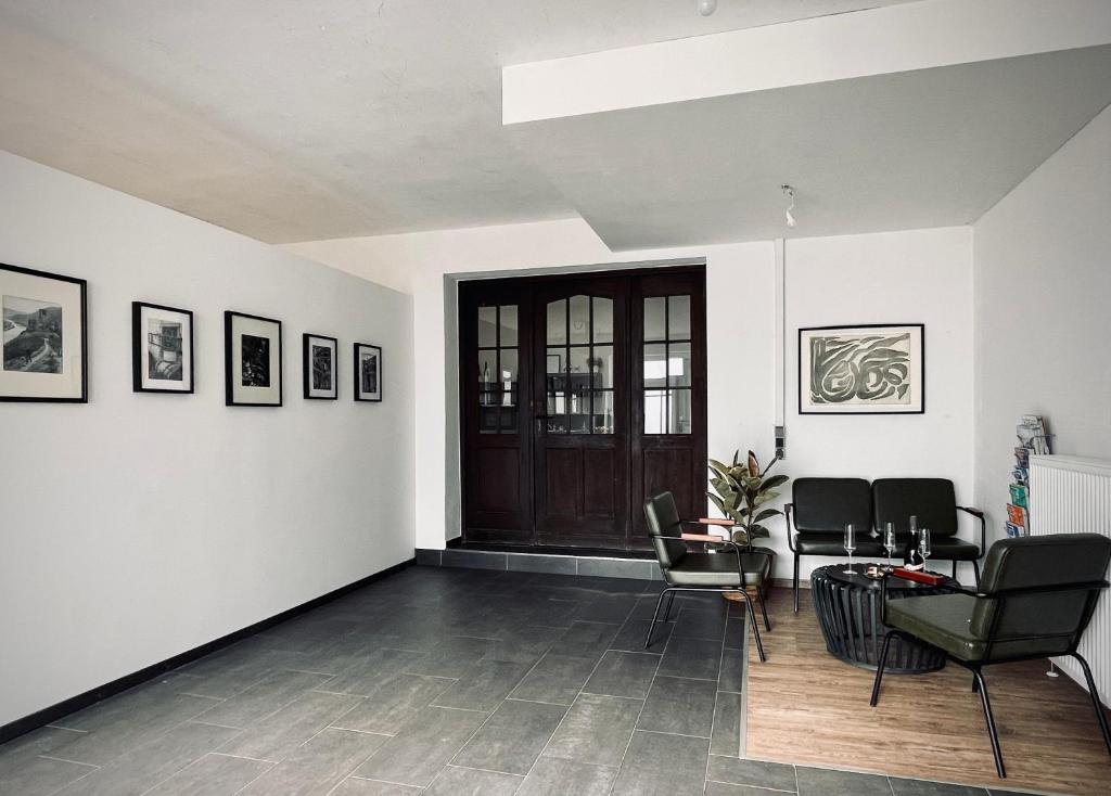 Posezení v ubytování Weinlofts an der Mosel mit E10 Ladestation