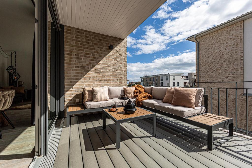 En balkon eller terrasse på Funky Four