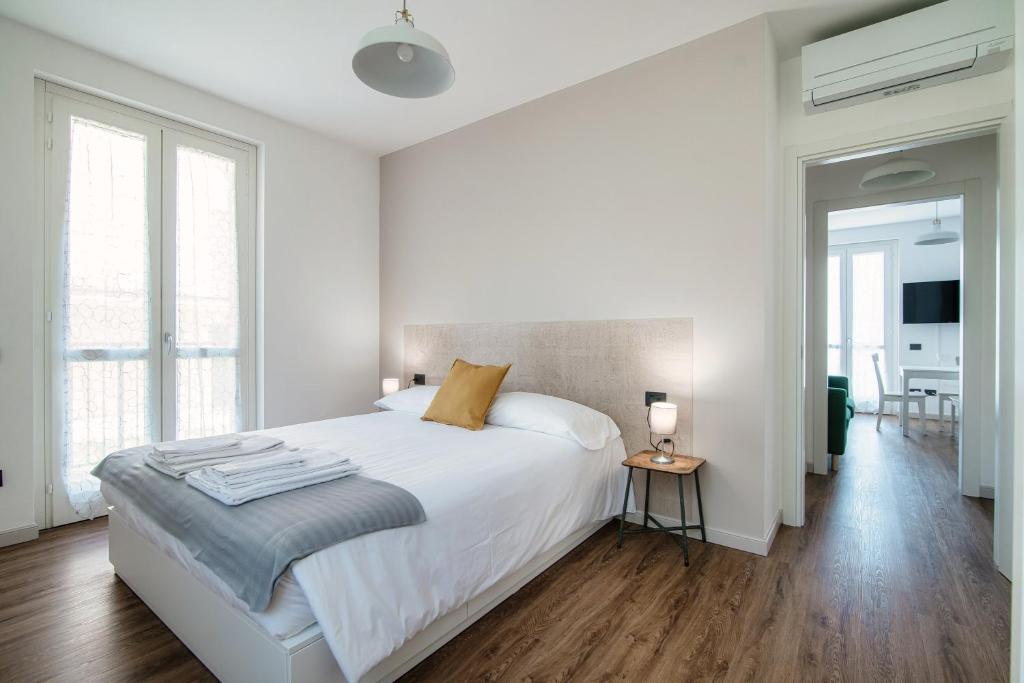 Posteľ alebo postele v izbe v ubytovaní The view apartment 2