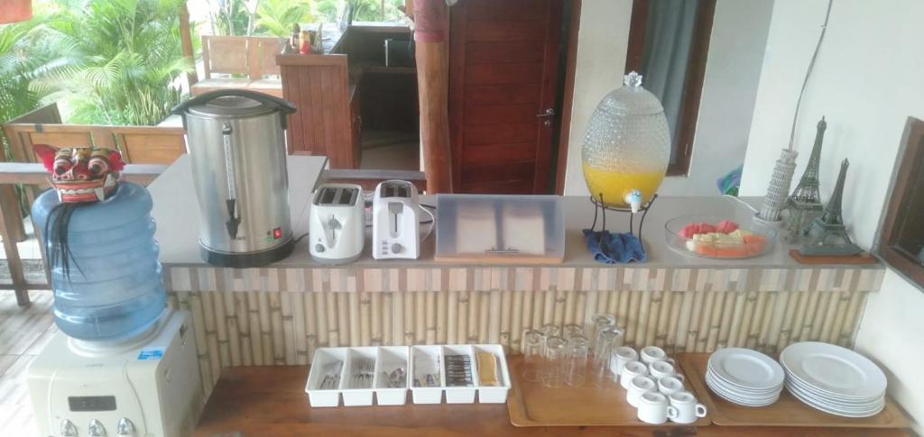 Nápoje v ubytování Dream Beach Hostel Lembongan