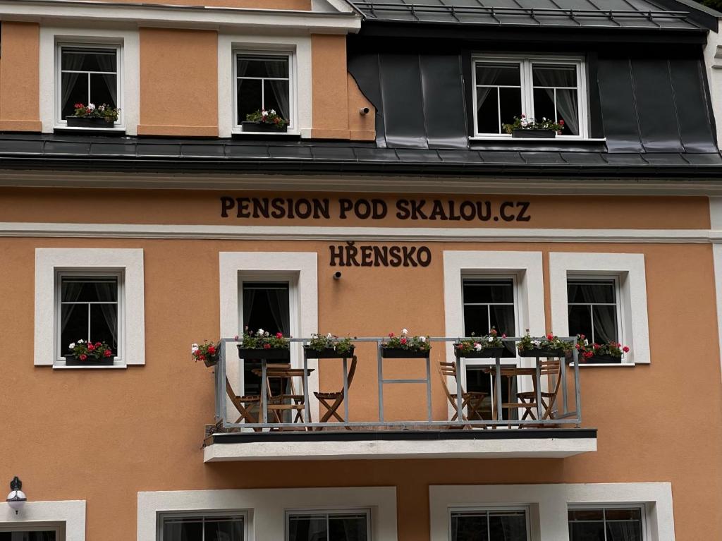 Budova, kde se penzion nachází