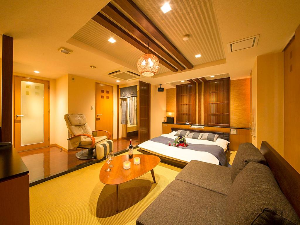 Posezení v ubytování Hotel QT Senboku (Adult Only)