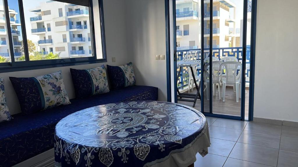 Balkón nebo terasa v ubytování Appartement de luxe avec piscine a 5 min de la plage