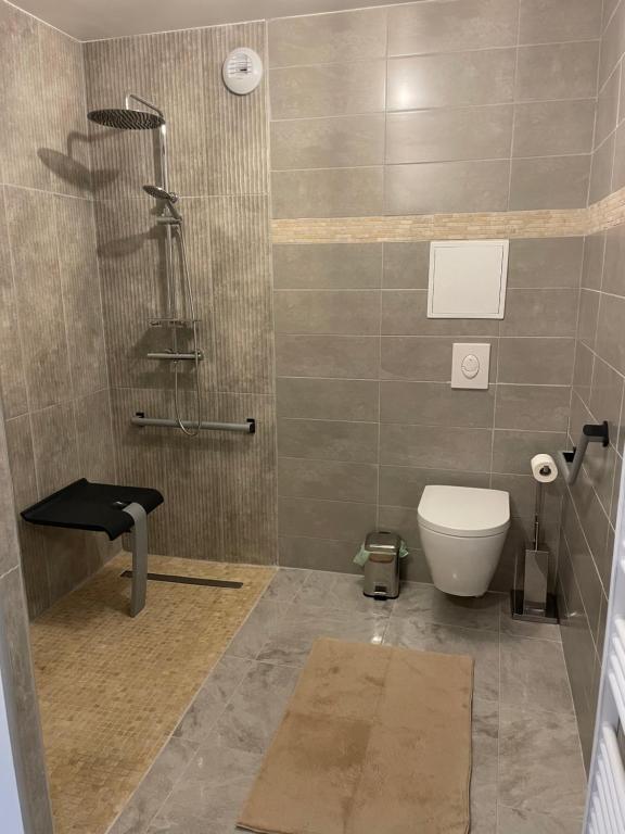 Koupelna v ubytování Le Gîte du père Chayoux