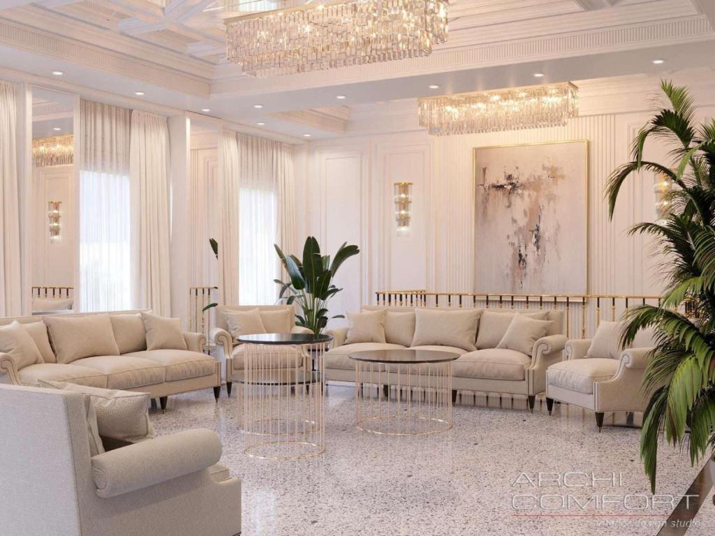 Posezení v ubytování Anga Yerevan Hotel