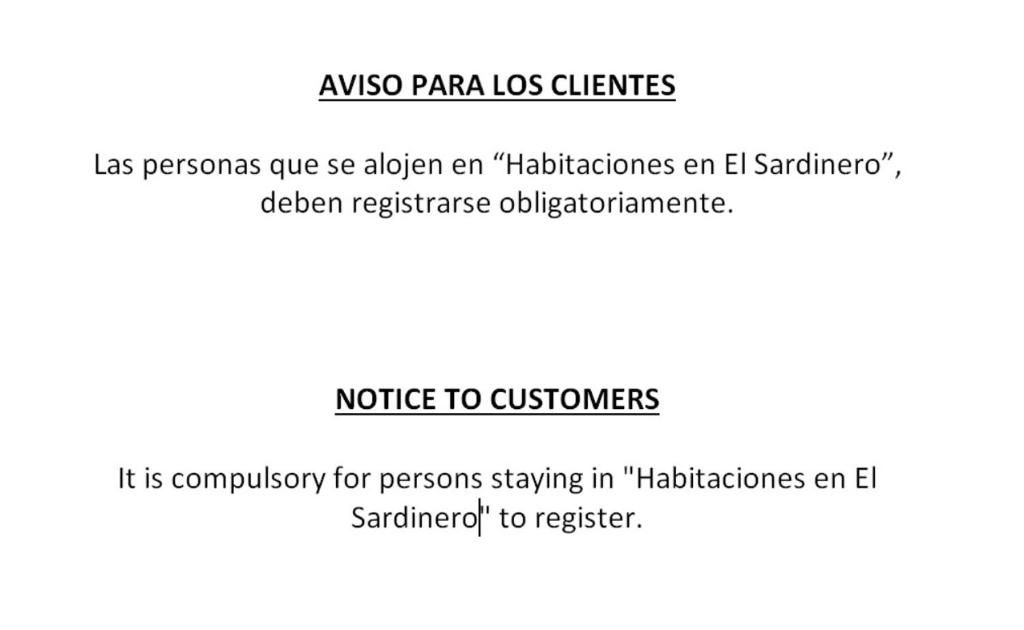 Certifikát, hodnocení, plakát nebo jiný dokument vystavený v ubytování Habitaciones en El Sardinero-Santander