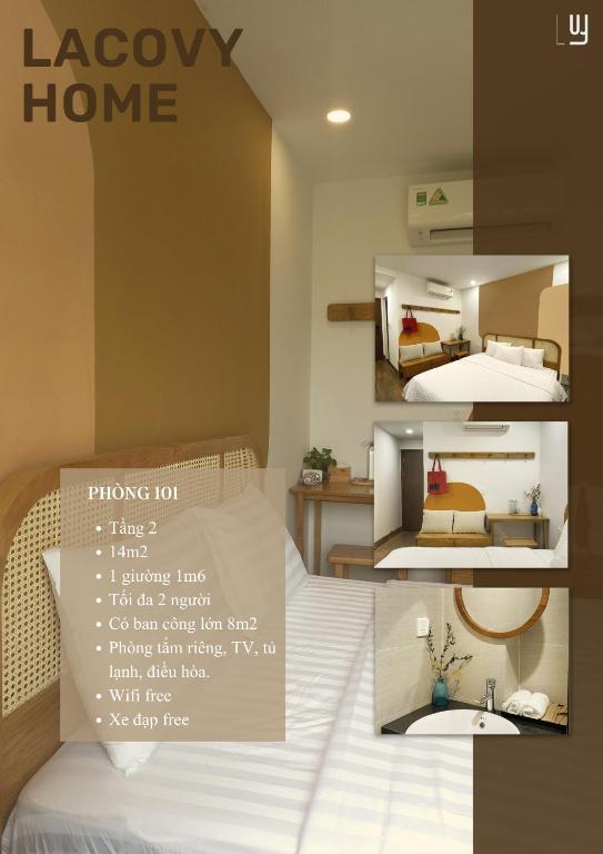 Postel nebo postele na pokoji v ubytování Lacovy Home Hội An
