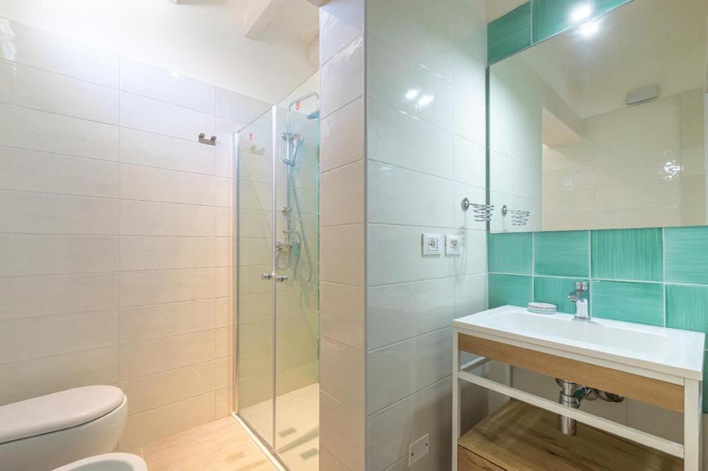 Koupelna v ubytování Solaris Guesthouse