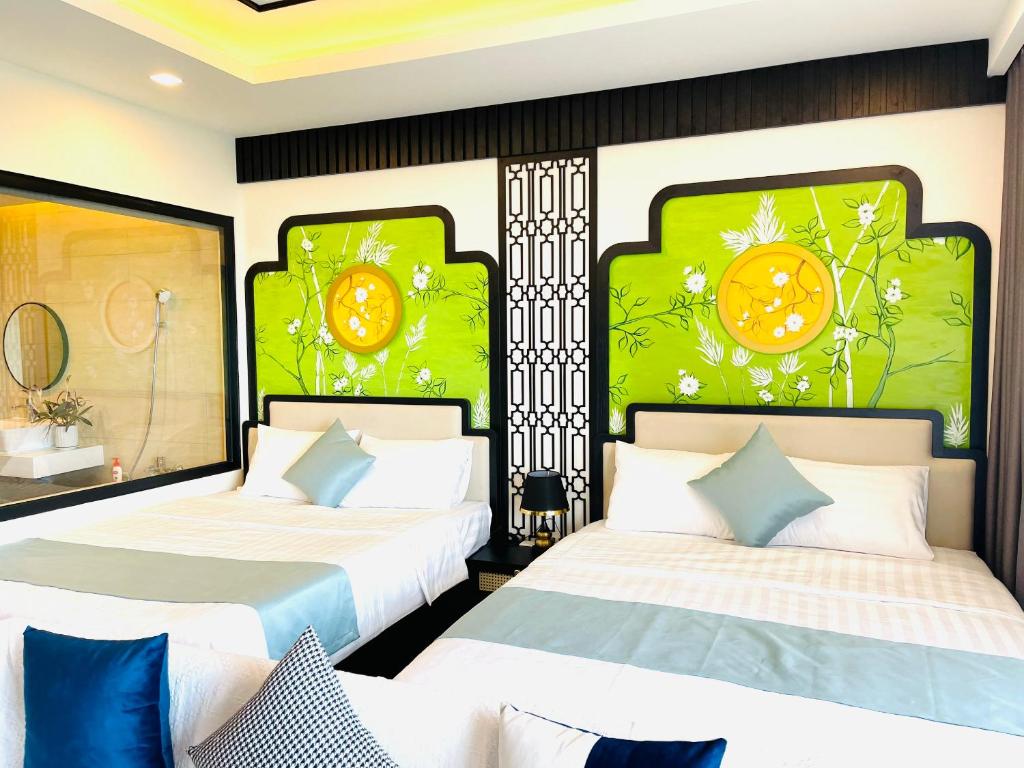 FLC sea tower Ưu Đãi Khủng 1 phòng ngủ 2 giường đôi lớn.