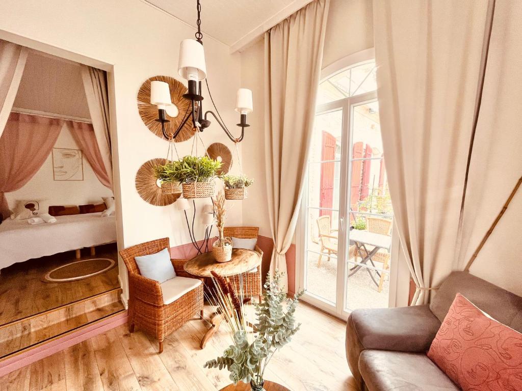 Posezení v ubytování Hotel Des Artistes