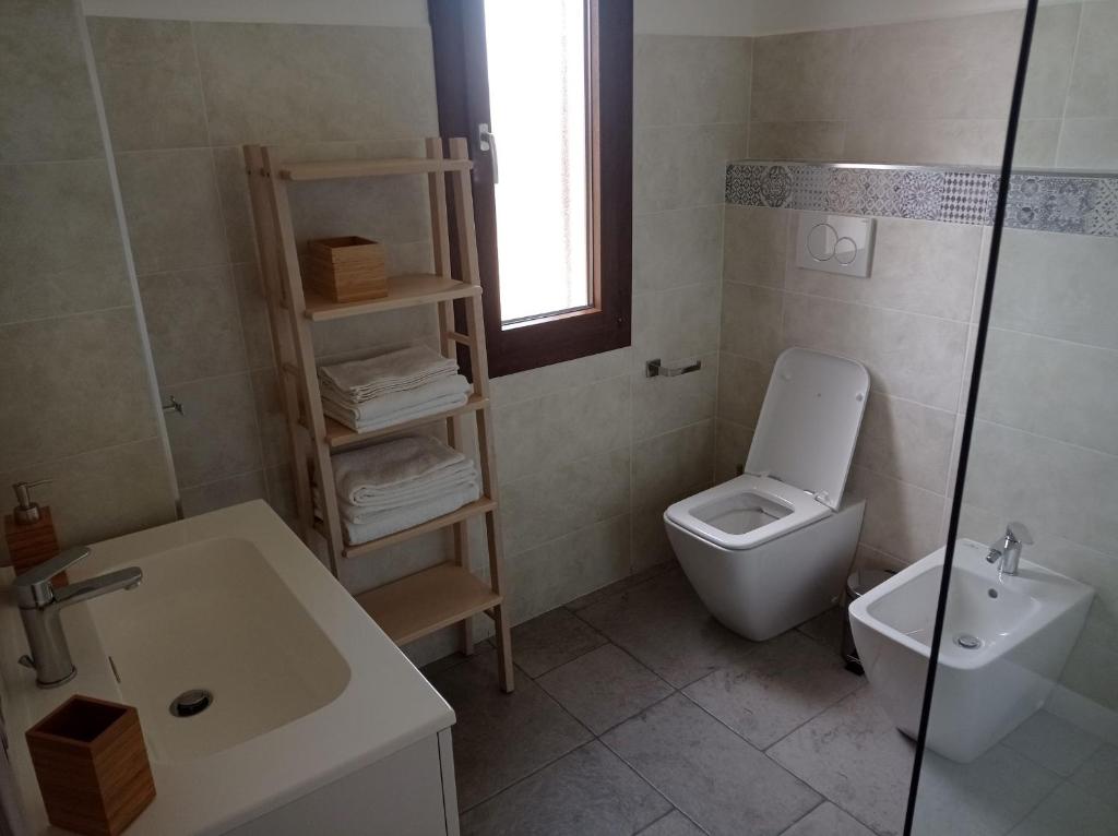 Koupelna v ubytování B&B da Rosella