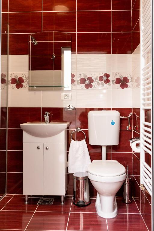 Koupelna v ubytování MARCONI GUESTHOUSE