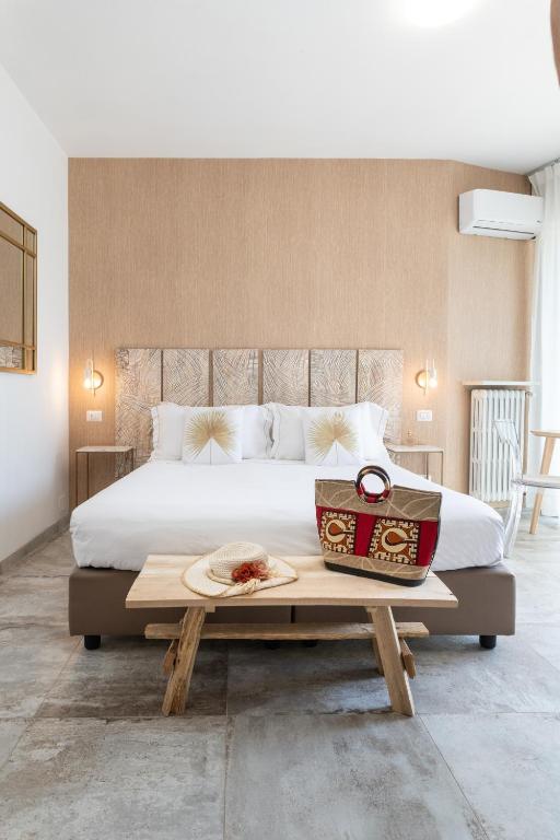 Postel nebo postele na pokoji v ubytování Hotel Brennero