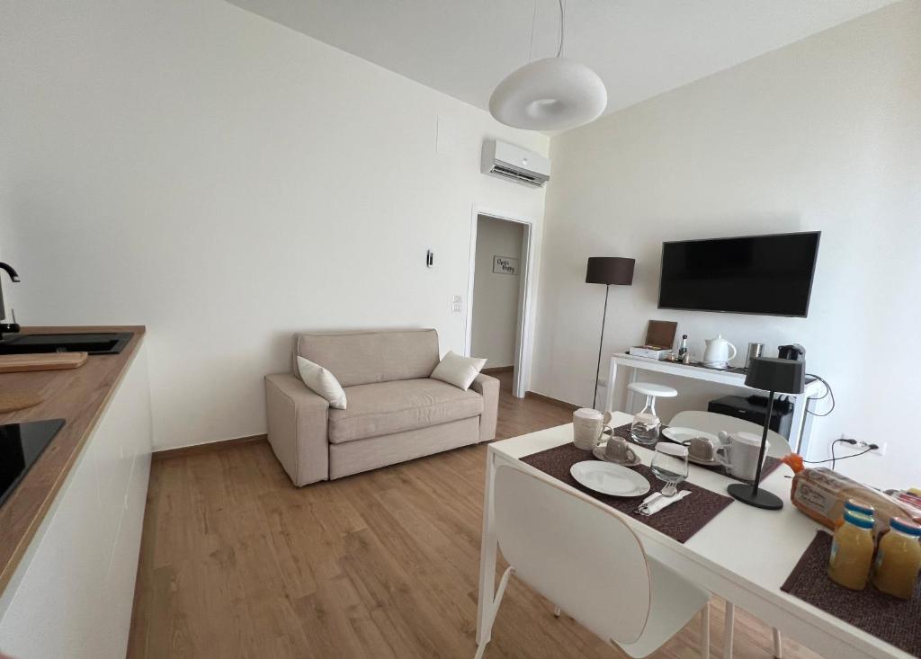 TV a/nebo společenská místnost v ubytování 4B B&B