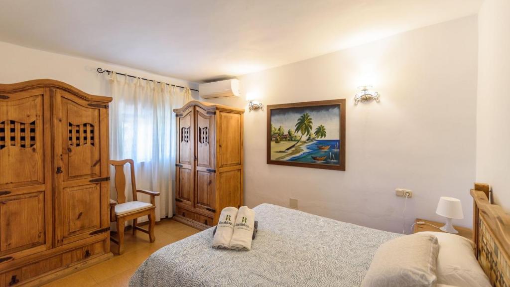 Postel nebo postele na pokoji v ubytování Villa Los Arcos Alhaurín de la Torre by Ruralidays