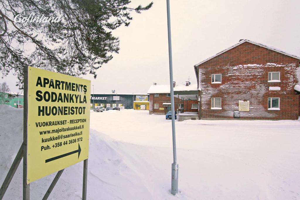 Kuukkeli Apartments Sodankylä v zime