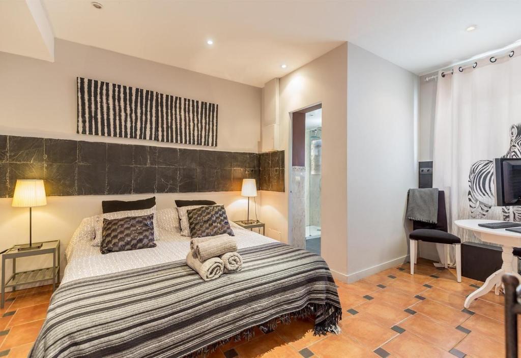 Postel nebo postele na pokoji v ubytování Holiday villa for rent in Marbella