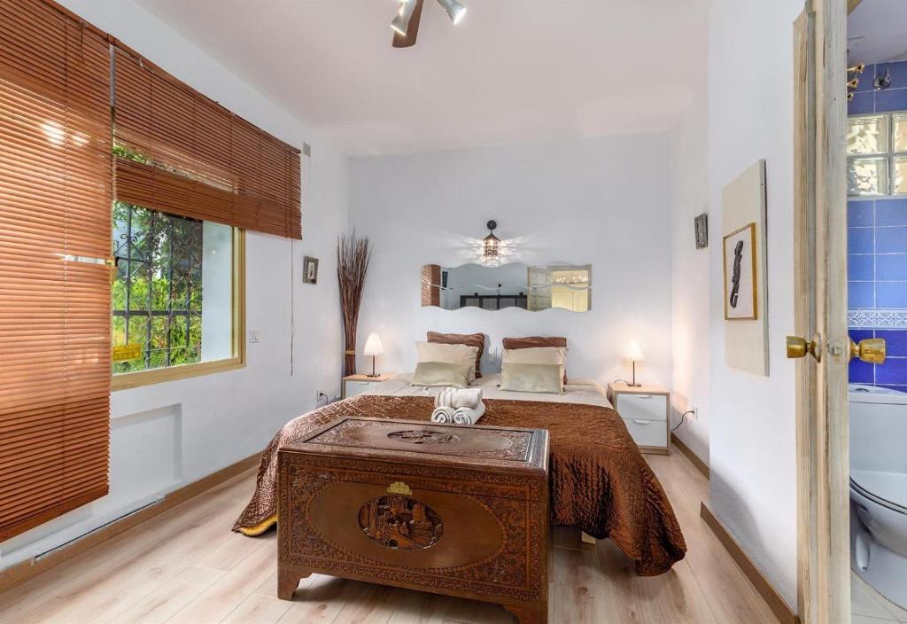 Postel nebo postele na pokoji v ubytování Holiday villa for rent in Marbella