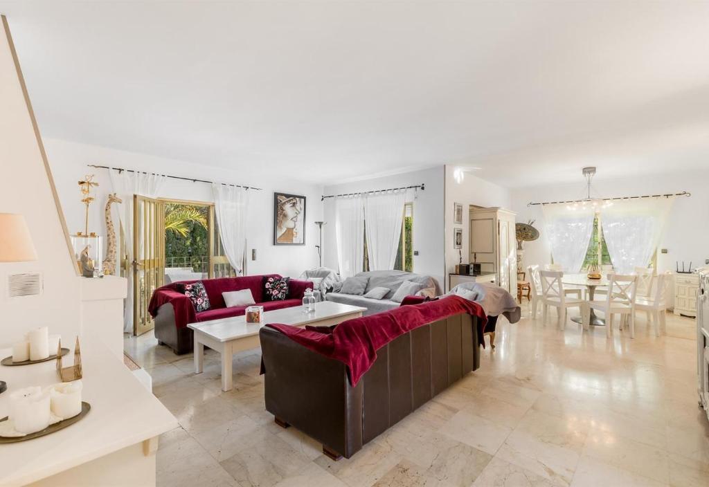 Posezení v ubytování Holiday villa for rent in Marbella