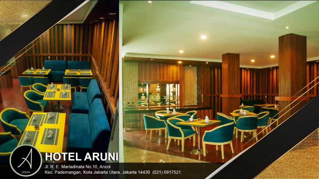 Hotel Aruni Ancol的证书、奖牌、标识或其他文件