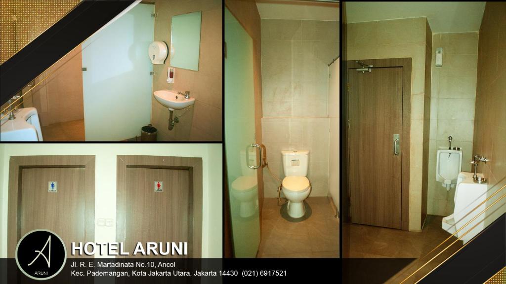 Hotel Aruni Ancol的一间浴室