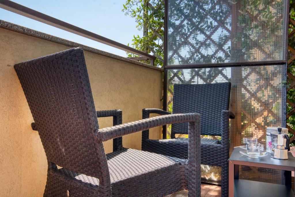 A seating area at CaseOspitali - Casa Luce, a due passi dal San Raffaele