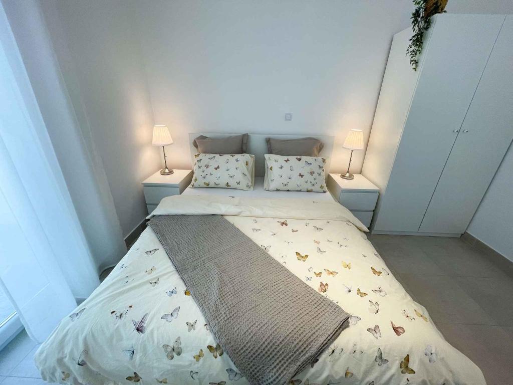 Posteľ alebo postele v izbe v ubytovaní Apartment in Crikvenica 42636