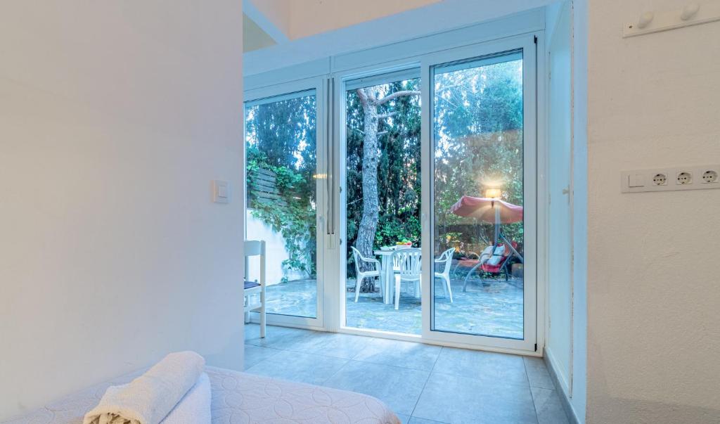 Posteľ alebo postele v izbe v ubytovaní Apartaments Falcó