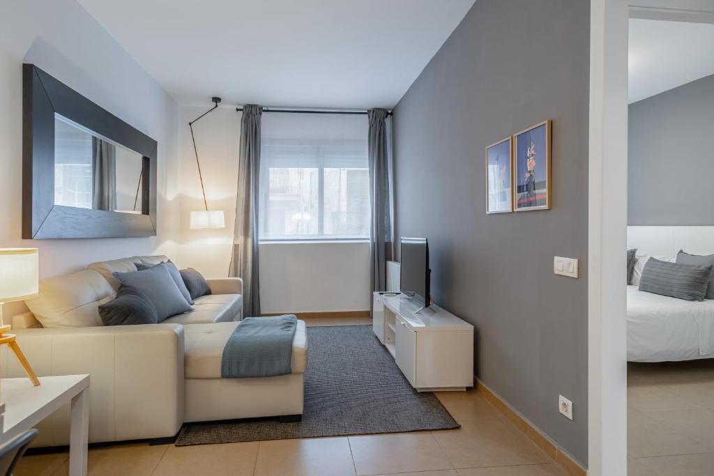 Posezení v ubytování Inside Barcelona Apartments Salva