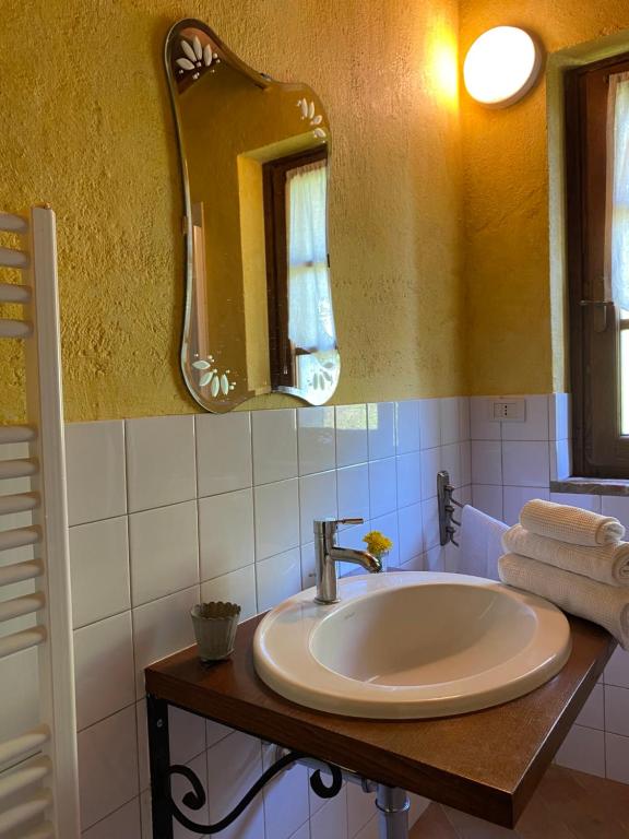 Kúpeľňa v ubytovaní Agriturismo Monte Gusciani