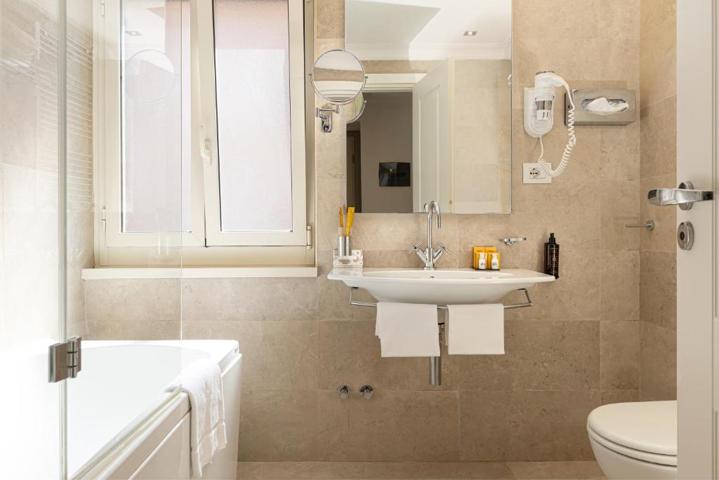 Koupelna v ubytování Hotel Della Conciliazione