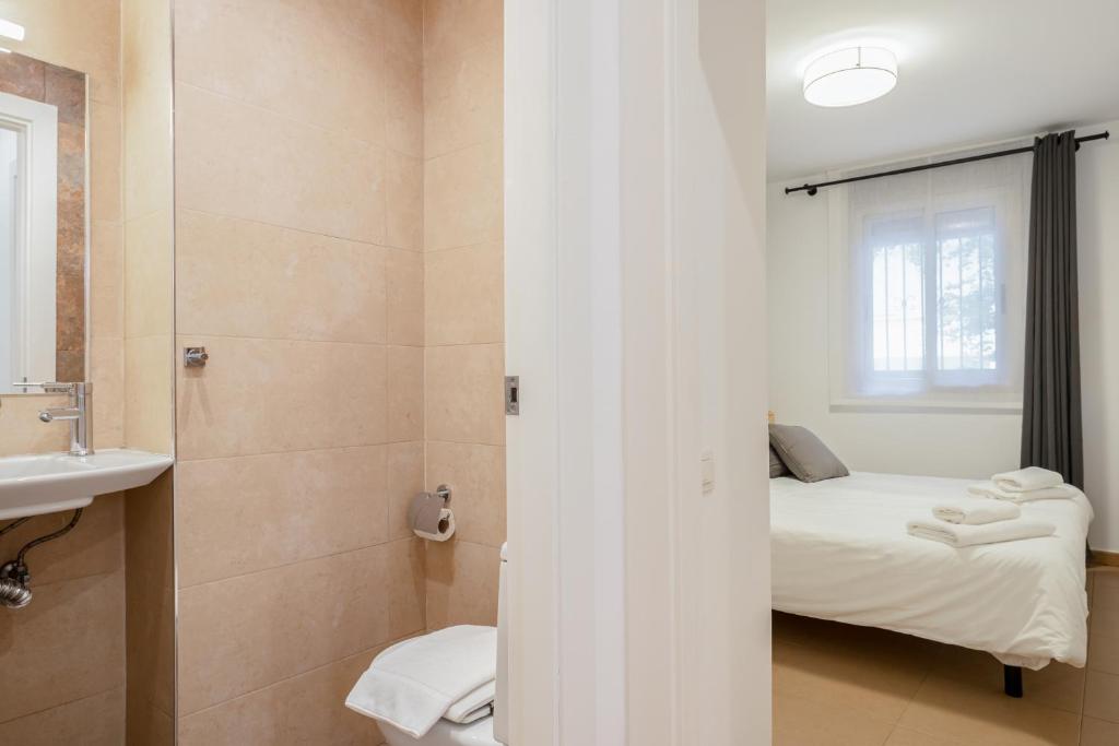 Koupelna v ubytování Inside Barcelona Apartments Salva