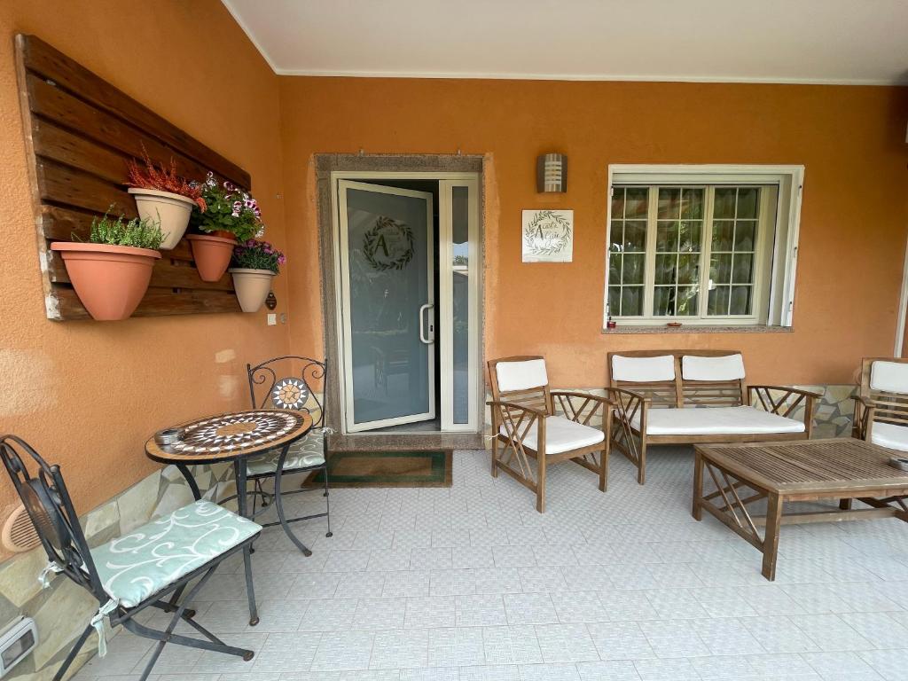 Balkón alebo terasa v ubytovaní A Casa di Giù B&B