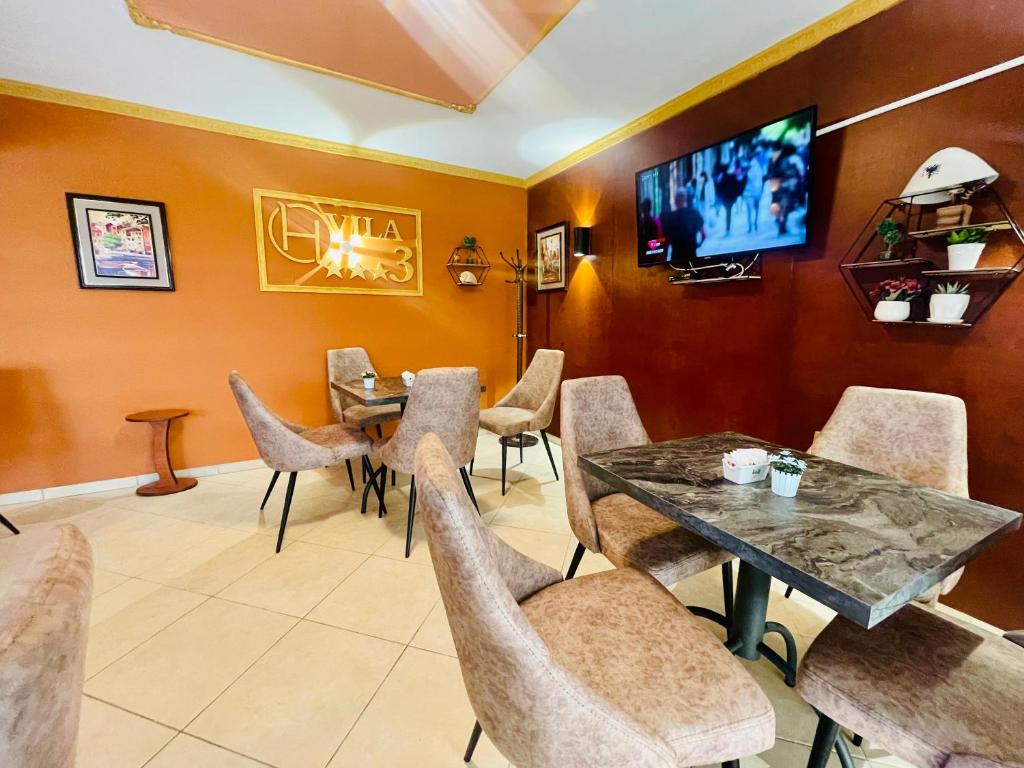 Posezení v ubytování Vila3 Hotel