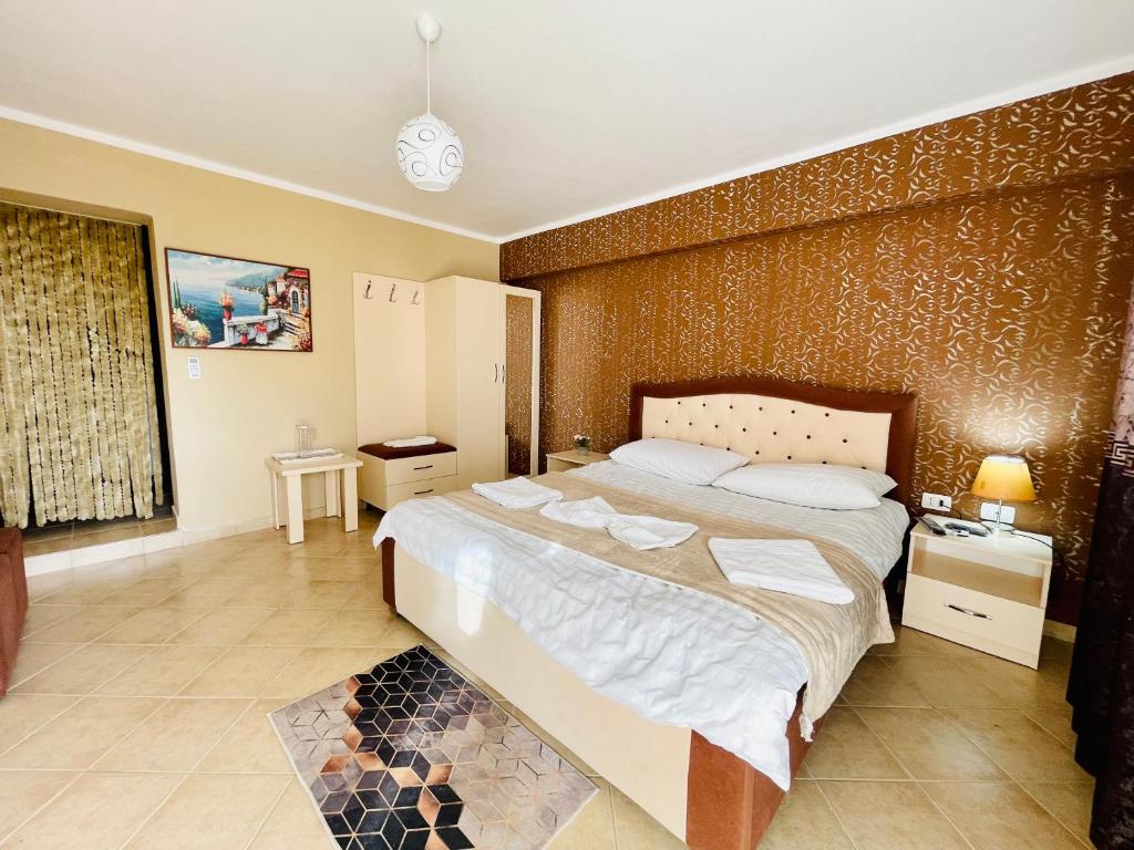 Postel nebo postele na pokoji v ubytování Vila3 Hotel