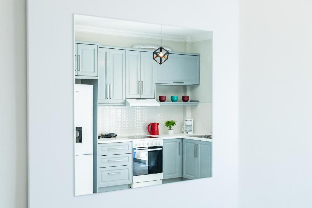 Kuchyň nebo kuchyňský kout v ubytování Lilis Apartment 3