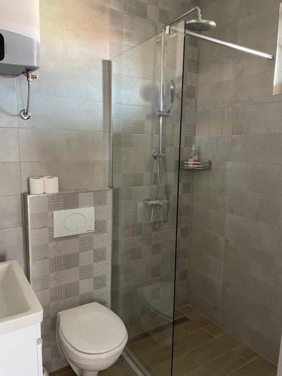 Koupelna v ubytování Apartments Anka Pag