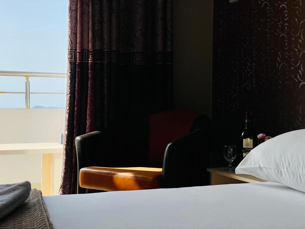 Postel nebo postele na pokoji v ubytování Vila3 Hotel