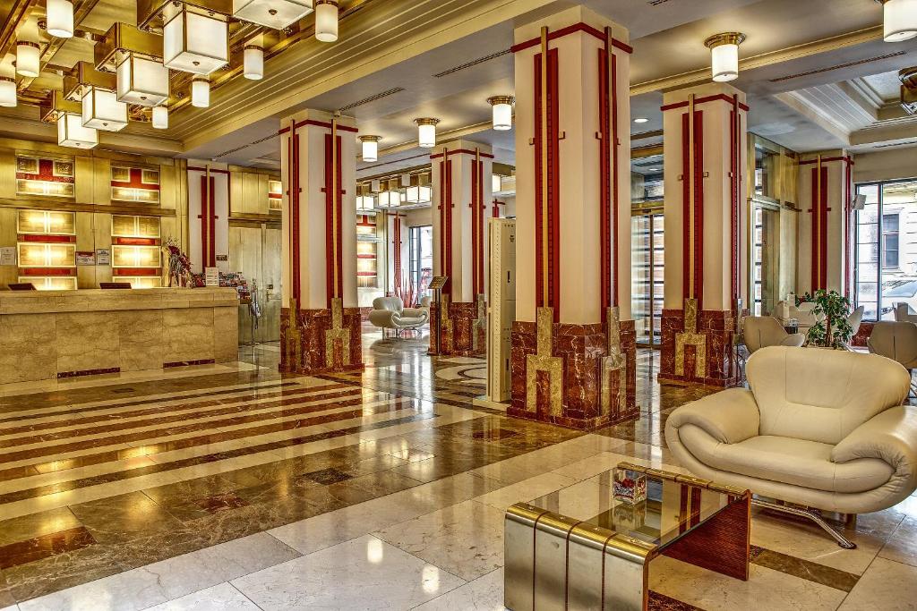 Posezení v ubytování Majestic Plaza Hotel Prague