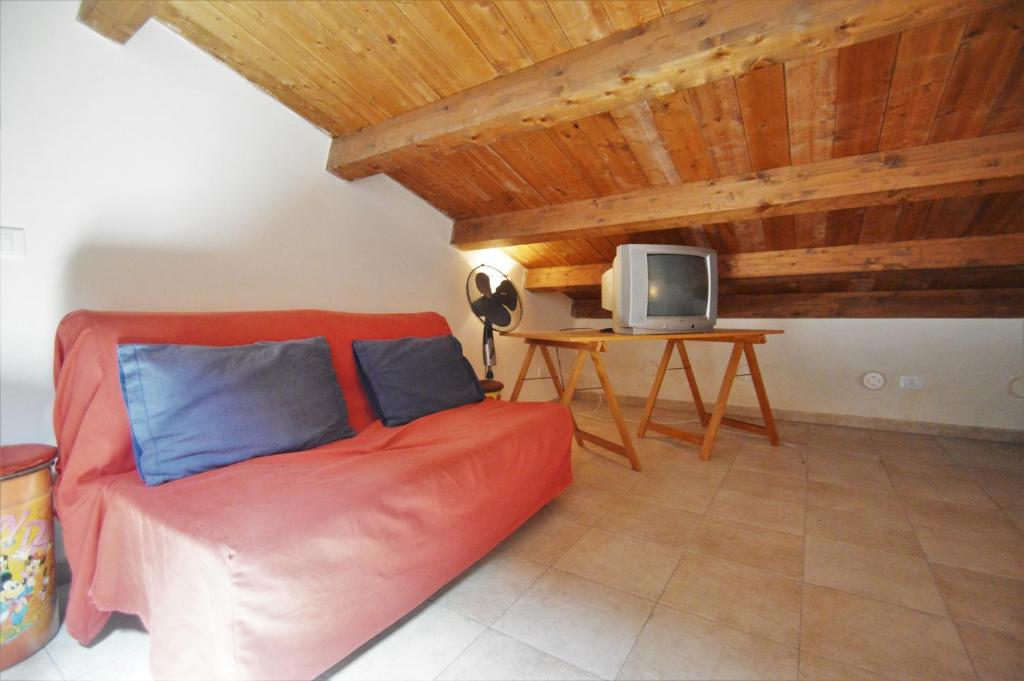 TV a/nebo společenská místnost v ubytování Villa Mirage