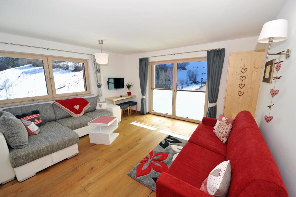 Posezení v ubytování Apartments Cesa Leni